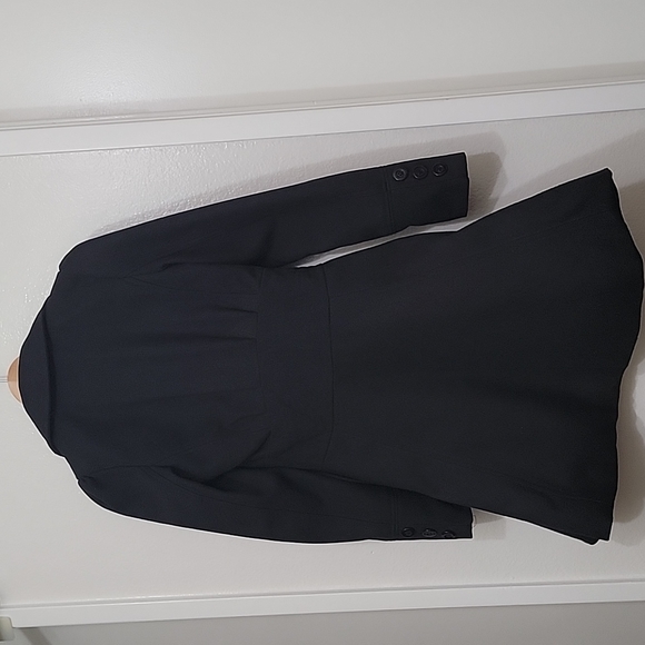 EUC Therapy by Lane Crawford Black Princess Coat Size Small - Picture 3 of 9